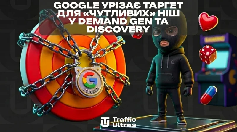 Google обмежує таргетинг для «чутливих» ніш у Demand Gen та Discovery