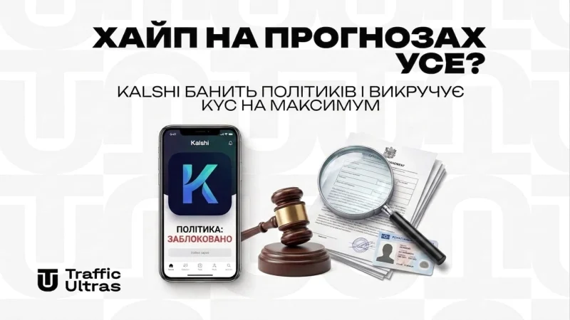 Хайп на прогнозах усе? Kalshi банить політиків і викручує KYC на максимум