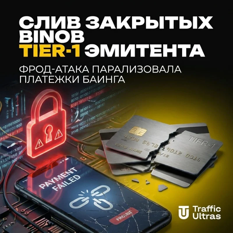 Слив закрытых BINов Tier-1 эмитента: фрод-атака парализовала платежки баинга