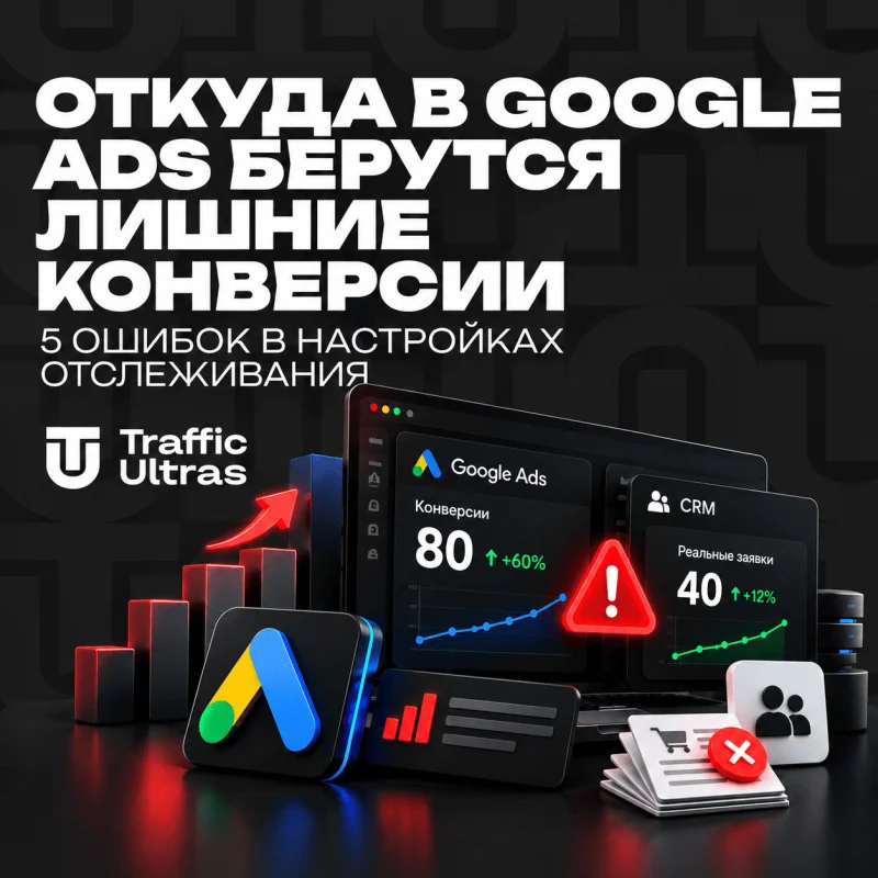 Откуда в Google Ads берутся лишние конверсии: 5 ошибок в настройках отслеживания