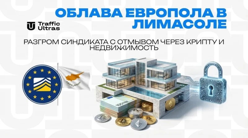 Облава Европола в Лимасоле: разгром синдиката с отмывом через крипту и недвижимость