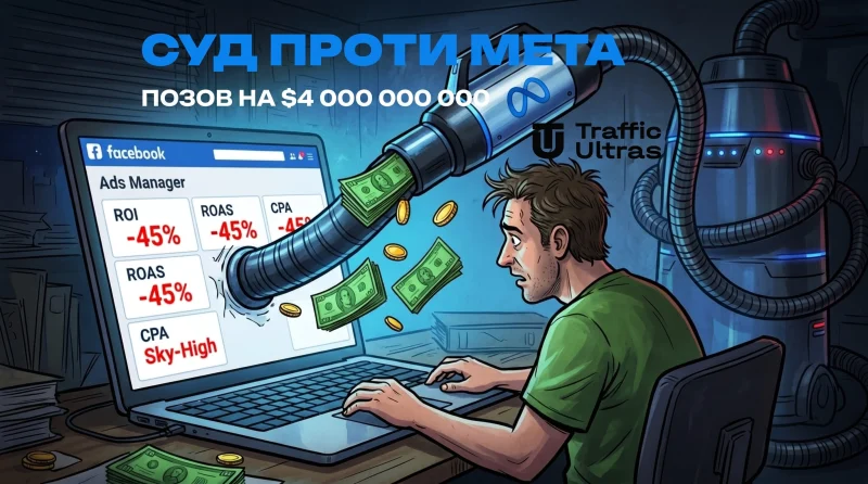 Meta потрапила під найбільший позов через рекламний аукціон.