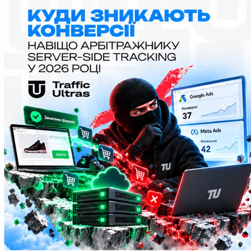 Куди зникають конверсії: навіщо арбітражнику server-side tracking у 2026 році