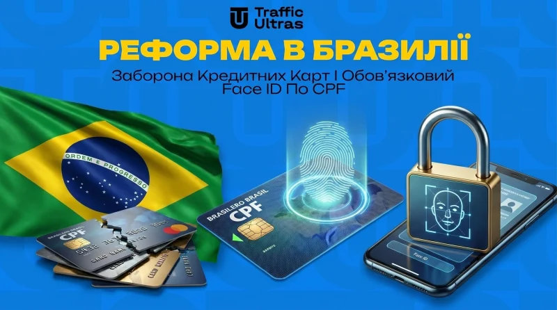 Реформа в Бразилії: Заборона кредитних карт і обов'язковий Face ID за CPF