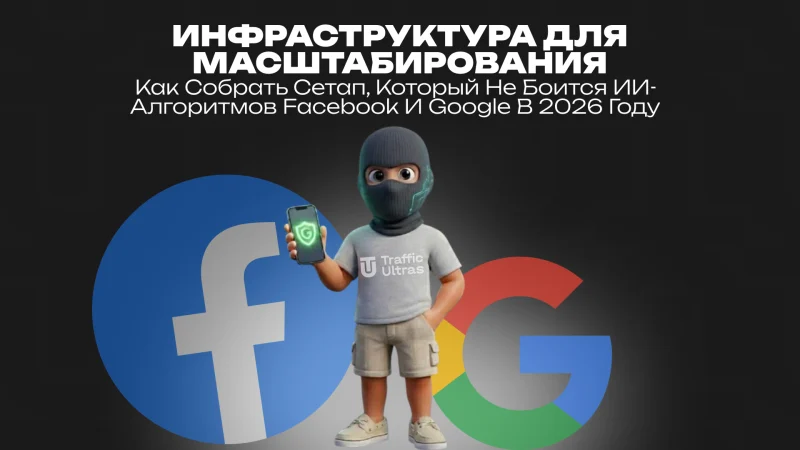 Инфраструктура для масштабирования: как собрать сетап, который не боится ИИ-алгоритмов Facebook и Google в 2026 году