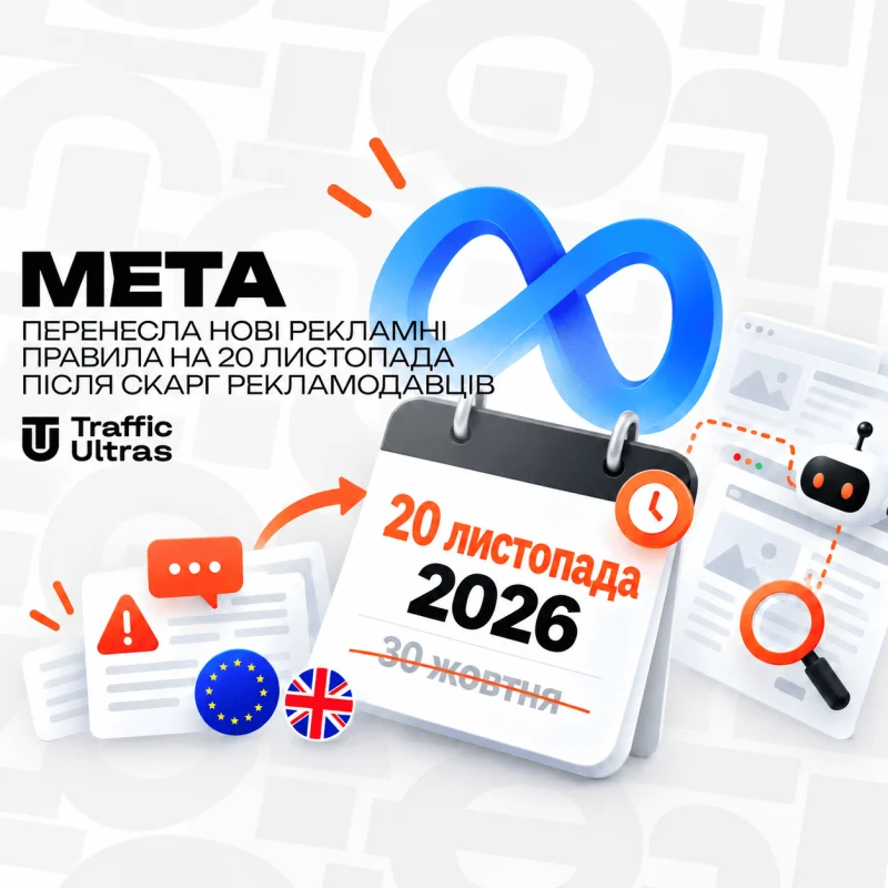 Meta перенесла нові рекламні правила на 20 листопада після скарг рекламодавців
