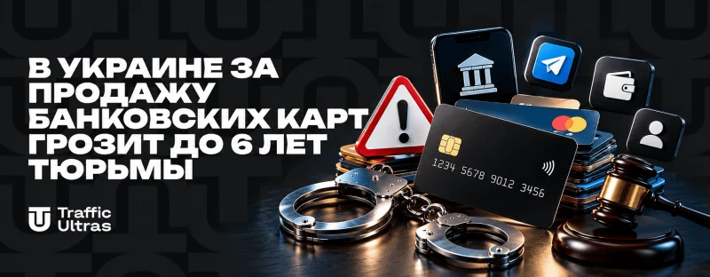 В Украине за продажу банковских карт грозит до 6 лет тюрьмы: Рада приняла закон о «дропах»