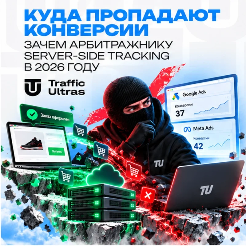 Куда пропадают конверсии: зачем арбитражнику server-side tracking в 2026 году