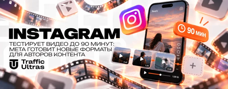 Instagram тестирует видео до 90 минут: Meta готовит новые форматы для авторов контента