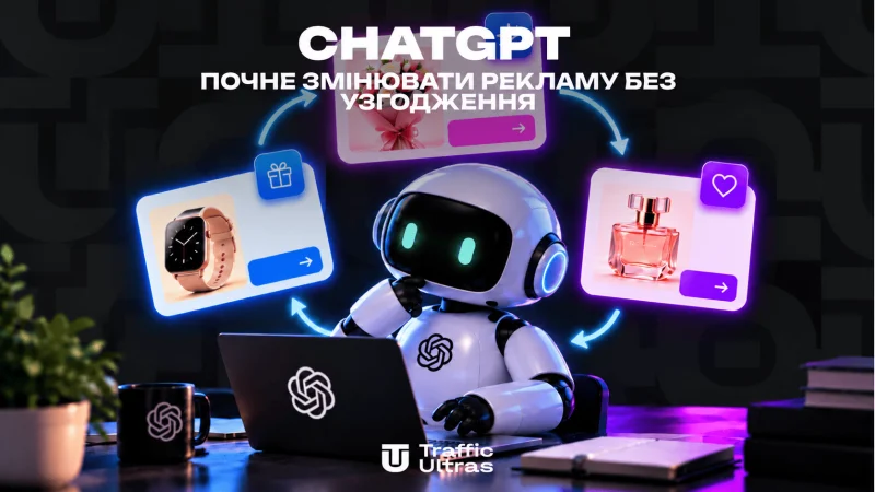 ChatGPT почне змінювати рекламу без погодження: OpenAI дозволить ШІ переписувати заголовки та вибирати посилання