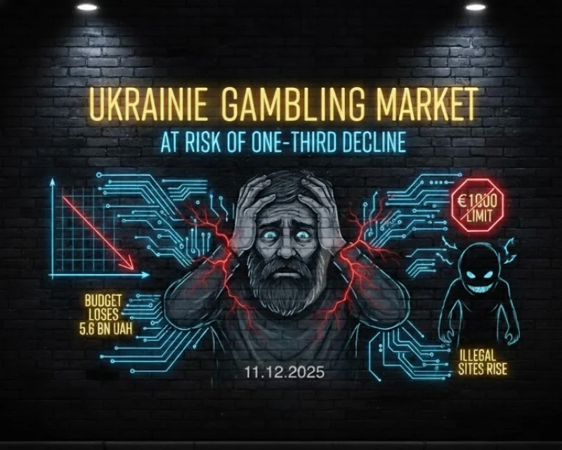  Украинские операторы азартных игр предупреждают о падении рынка из-за лимитов Минцифры