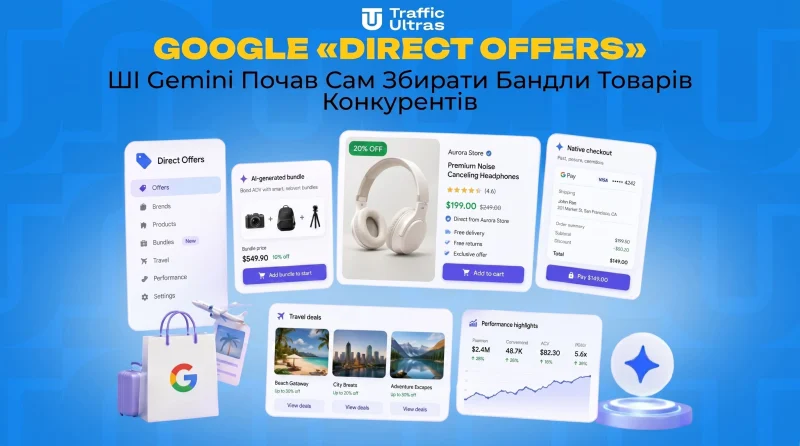 Google «Direct Offers»: ШІ Gemini почав сам збирати бандли товарів конкурентів
