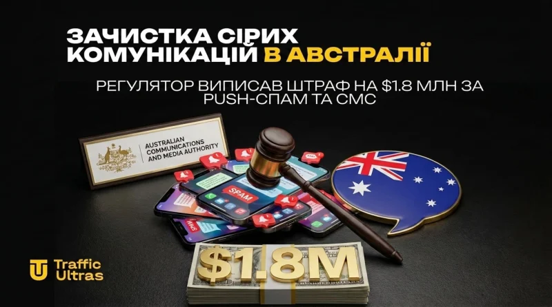 Зачистка сірих комунікацій в Австралії: регулятор виписав штраф на $1.8 млн за push-спам та SMS