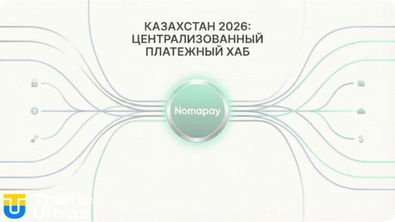 Схема централизации платежей через ЕСУ и Nomapay в Казахстане.