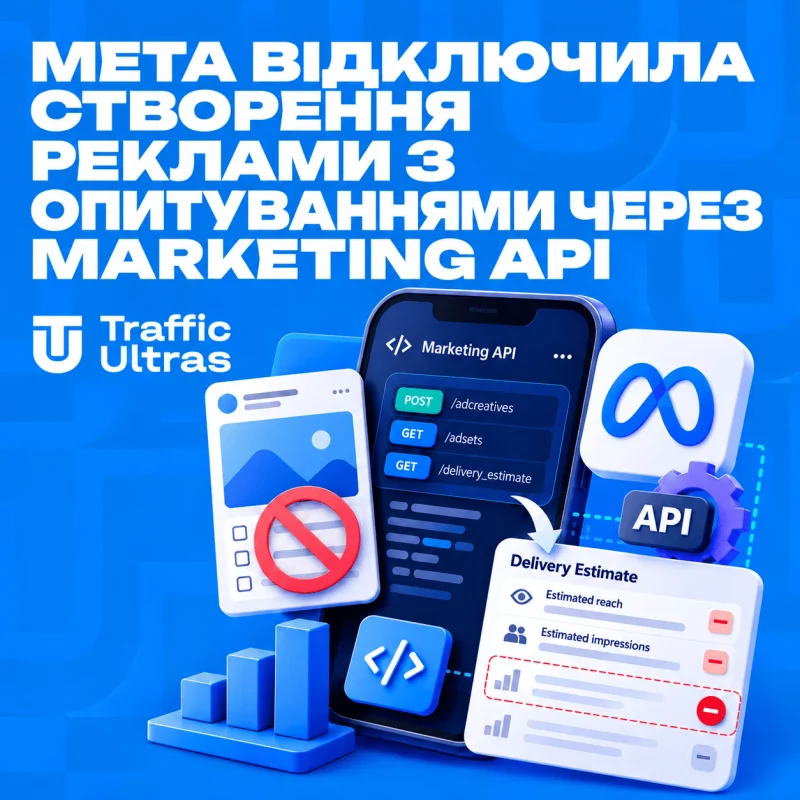 Meta відключила створення реклами з опитуваннями через Marketing API: що змінилося з 27 жовтня