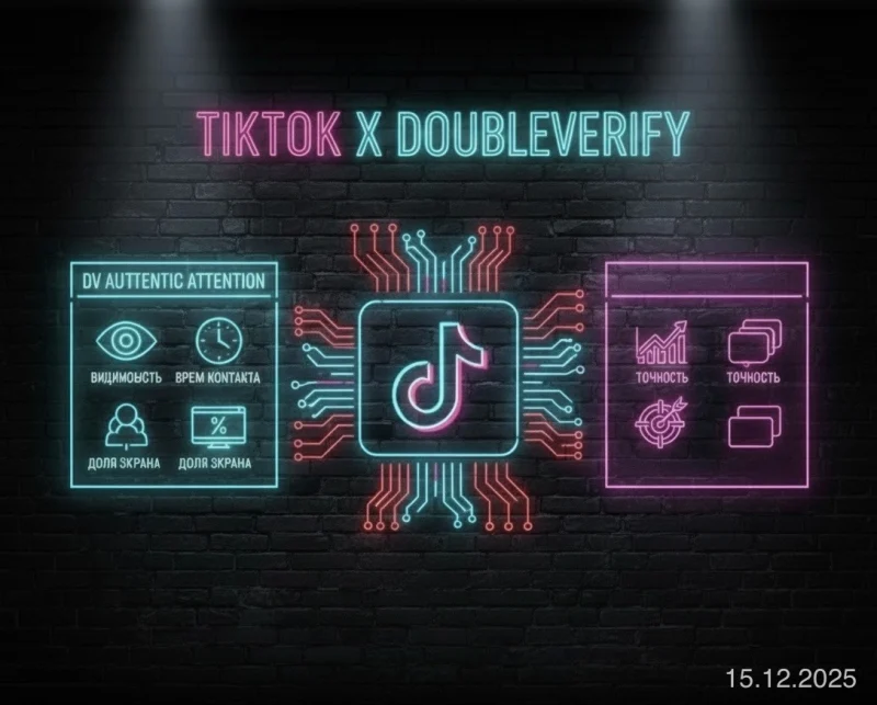  TikTok расширяет аналитику рекламы с DoubleVerify: измерение реального внимания аудитории к видео