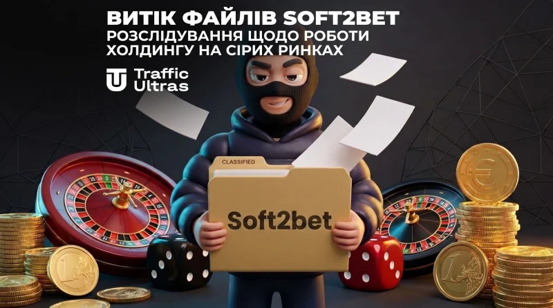 Витік Soft2bet Files: розслідування про роботу холдингу на сірих ринках