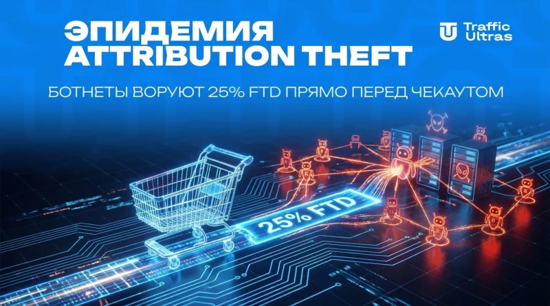 Эпидемия Attribution Theft: ботнеты воруют 25% FTD прямо перед чекаутом