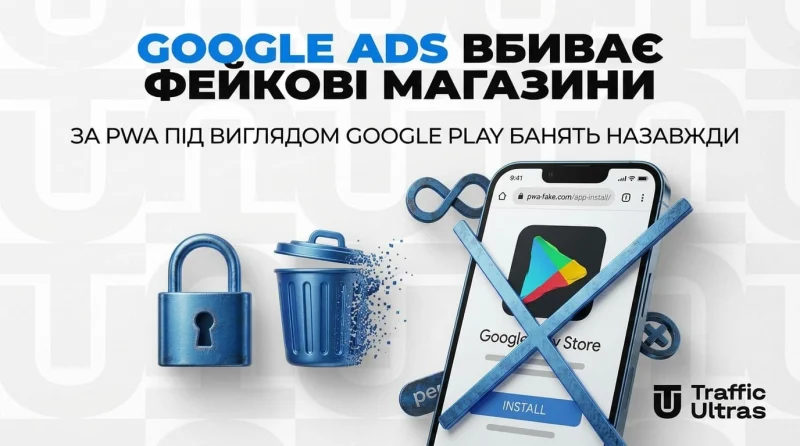 Google Ads вбиває фейкові стори: за PWA під виглядом Google Play банять назавжди