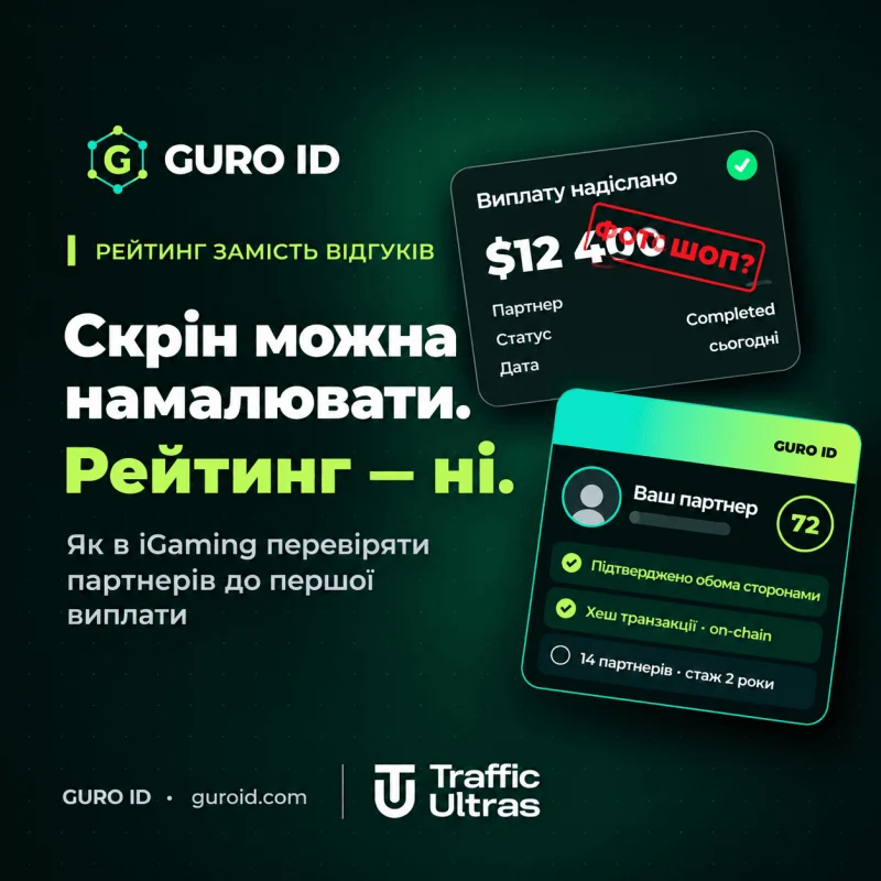 Як перевірити партнерів в iGaming до першої виплати: що показує GURO ID