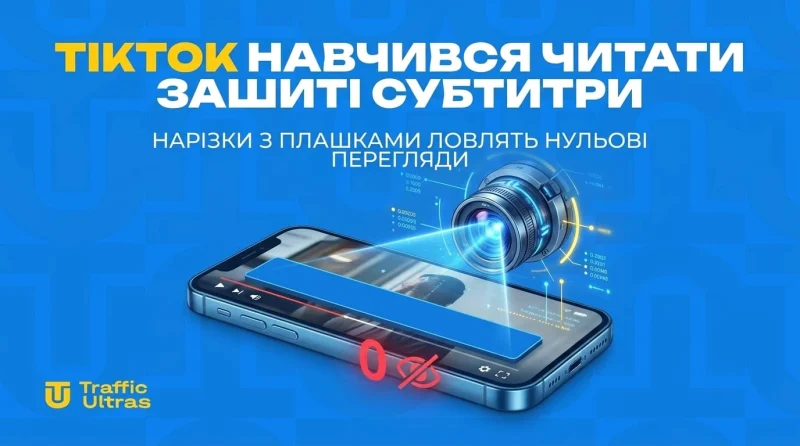 TikTok навчився читати зашиті субтитри: нарізки з плашками ловлять нульові перегляди