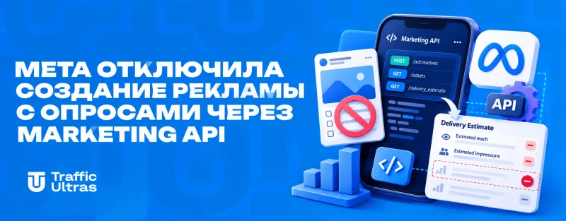 Meta отключила создание рекламы с опросами через Marketing API: что изменилось с 27 октября