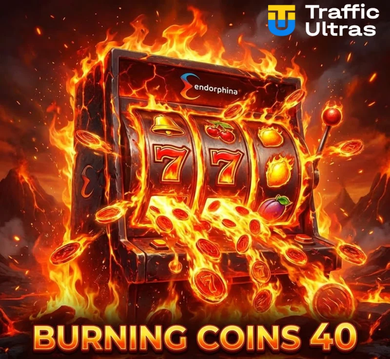   Burning Coins 40 от Endorphina — огненный видеослот с Hold & Win бонусами и джекпотами