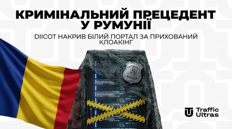 Кримінальний прецедент у Румунії: DIICOT накрив білий портал за прихований клоакінг