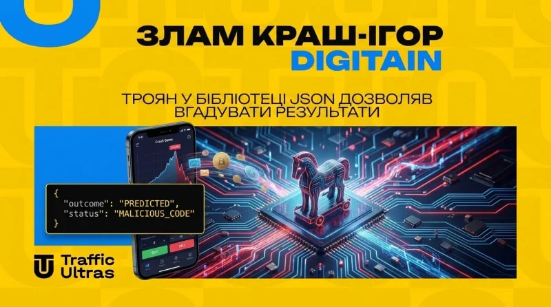 Злам краш-ігор Digitain: троян у бібліотеці JSON дозволяв вгадувати результати