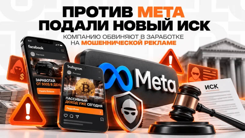 Meta обвинили в заработке на мошеннической рекламе: против компании подали новый иск