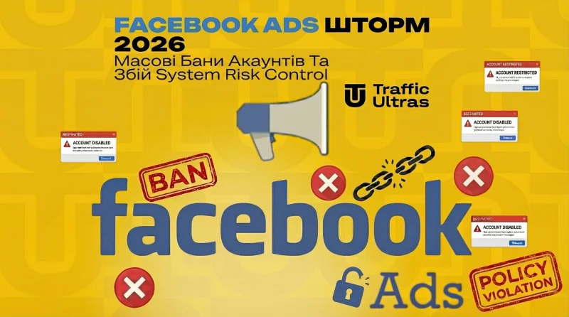 Facebook Ads шторм 2026: масові бани акаунтів та збій System Risk Control